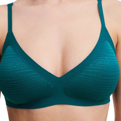 Chantelle SoftStretch green wireless bra