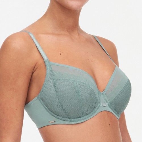 Chantelle Parisian Allure green non-padded bra