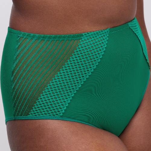Chantelle Play green high waist brief