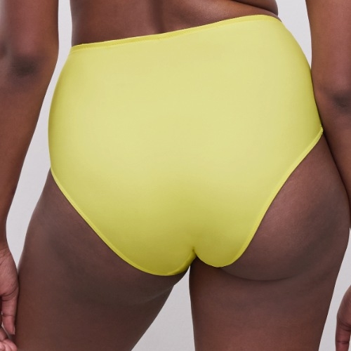 Chantelle Play yellow high waist brief