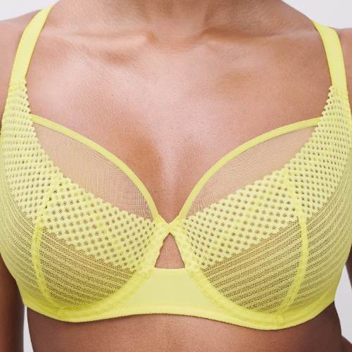 Chantelle Play yellow non-padded bra