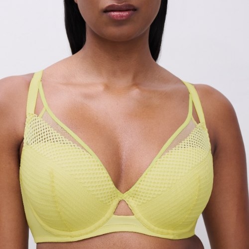 Chantelle Play yellow padded bra