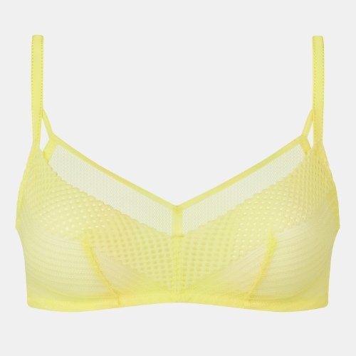 Chantelle Play yellow wireless bra