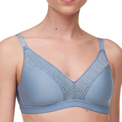 Chantelle Graphic Support grey wireless bra