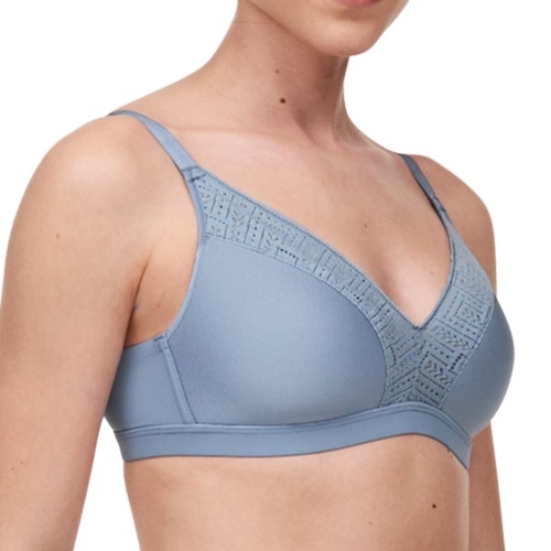 Chantelle Graphic Support grey wireless bra