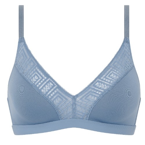 Chantelle Graphic Support grey wireless bra