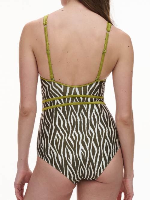 Femilet Badmode Sifnos green/white bathingsuit