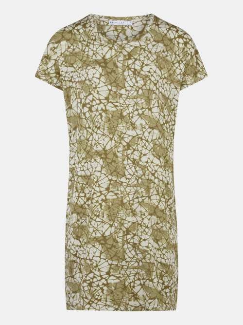 Femilet Nightwear Yara green/print sleep shirt