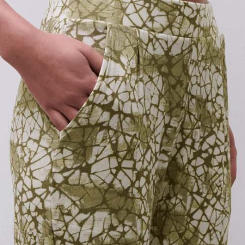 Femilet Nightwear Yara green/print pyjama pant