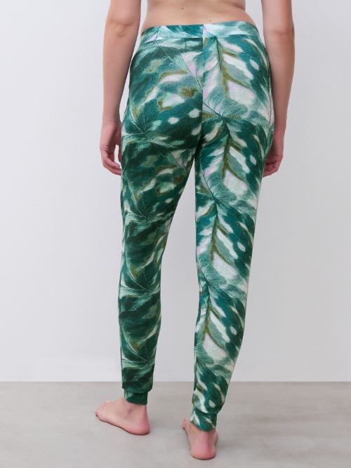 Femilet Nightwear Yara green/print pyjama pant