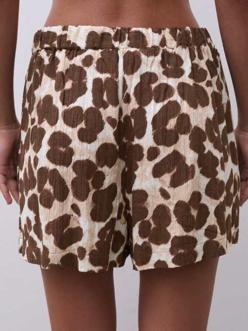 Femilet Nightwear Layla brown/print pyjama trouser