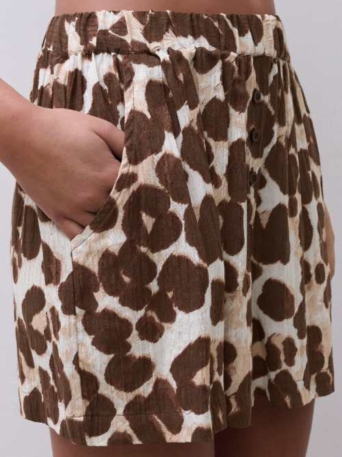 Femilet Nightwear Layla brown/print pyjama trouser