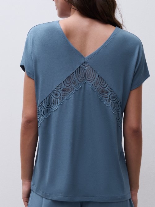 Femilet Nightwear Josie jeans blue sleep shirt