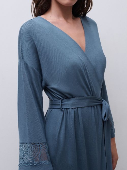 Femilet Nightwear Josie jeans blue kimono