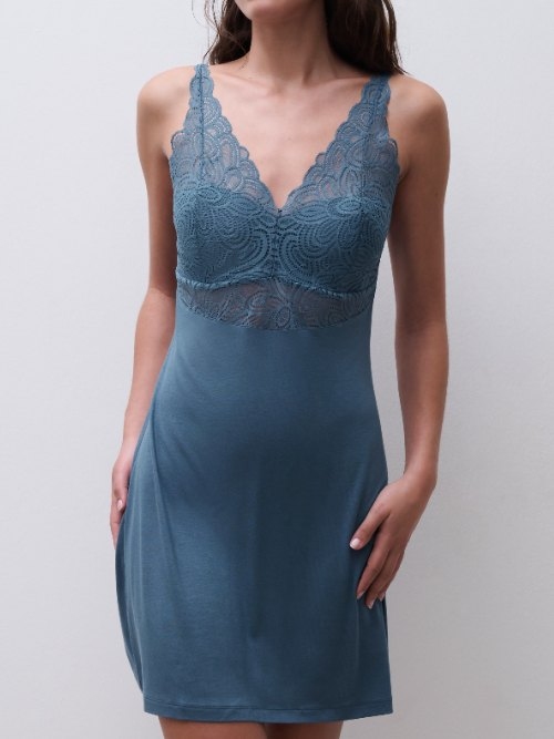 Femilet Nightwear Josie jeans blue slipdress