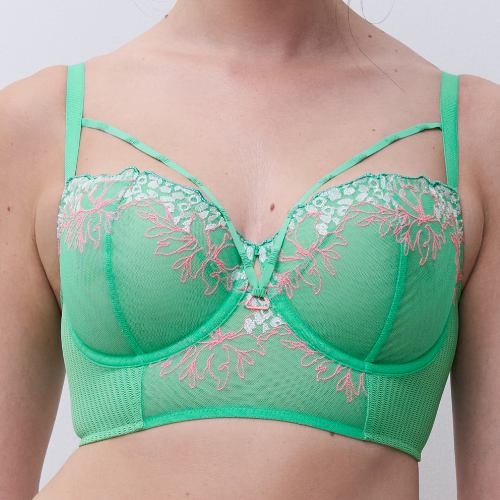 Chantelle Spice green padded bra