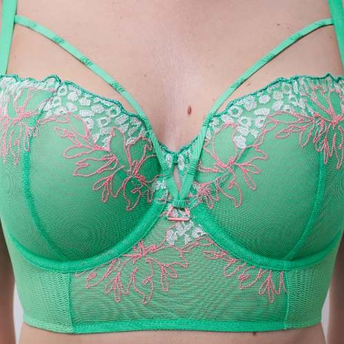 Chantelle Spice green padded bra