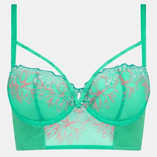Chantelle Spice green padded bra