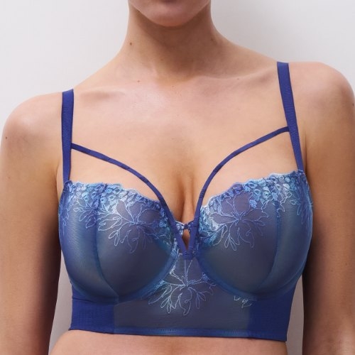 Chantelle Spice navy blue padded bra