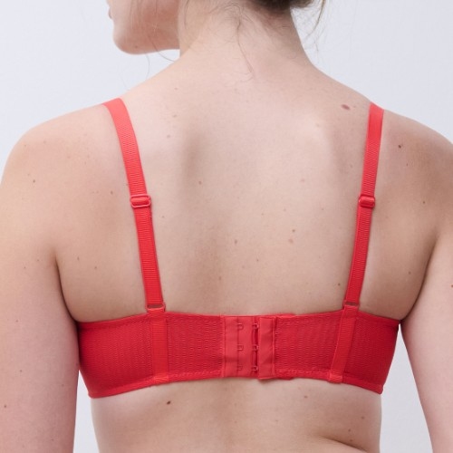 Chantelle Spice red non-padded bra