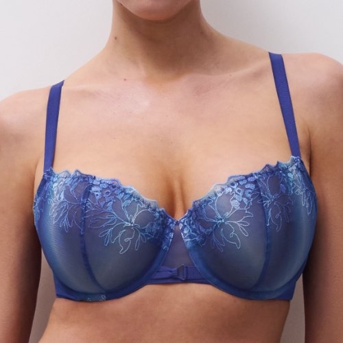Chantelle Spice navy blue non-padded bra