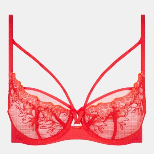 Chantelle Spice red non-padded bra