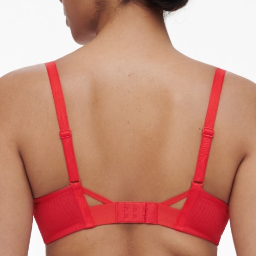 Chantelle Spice red non-padded bra