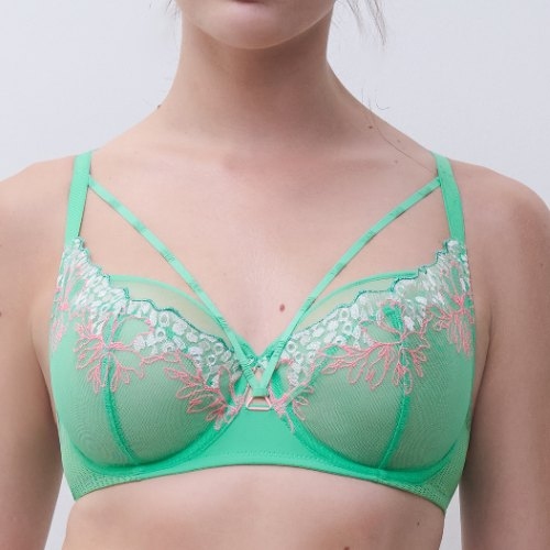 Chantelle Spice green non-padded bra