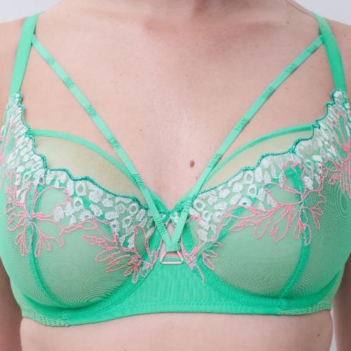 Chantelle Spice green non-padded bra