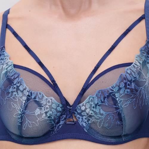 Chantelle Spice navy blue non-padded bra