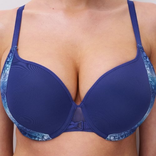 Chantelle Spice navy blue padded bra