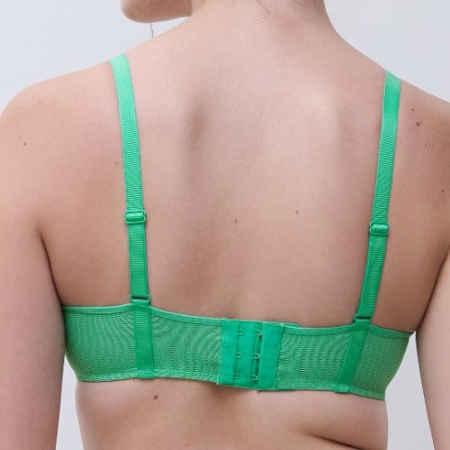 Chantelle Spice green push up bra