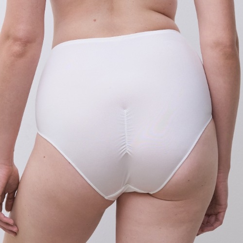 Chantelle Tattoo Love white high waist brief