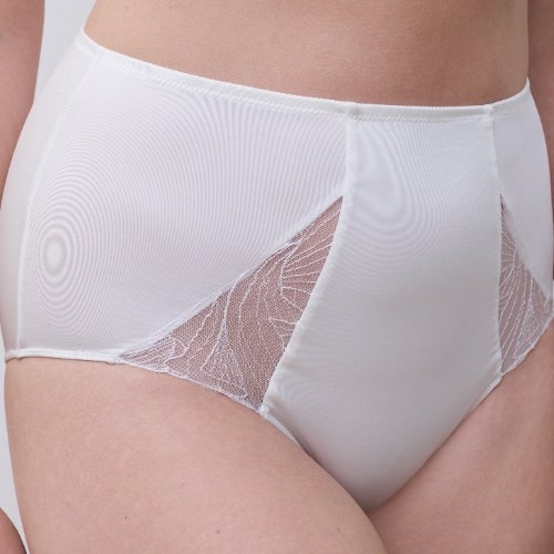 Chantelle Tattoo Love white high waist brief