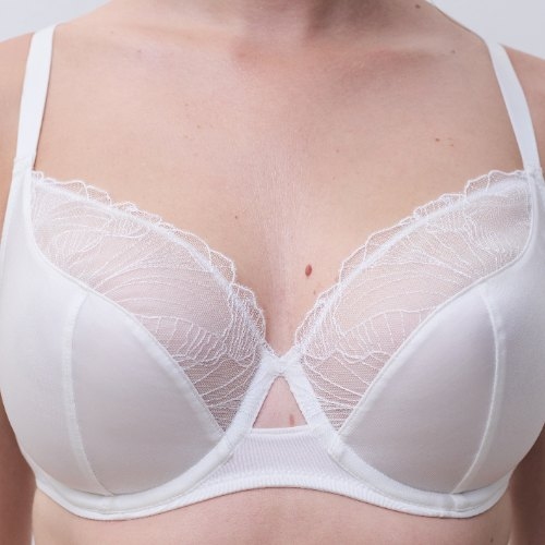 Chantelle Tattoo Love white padded bra