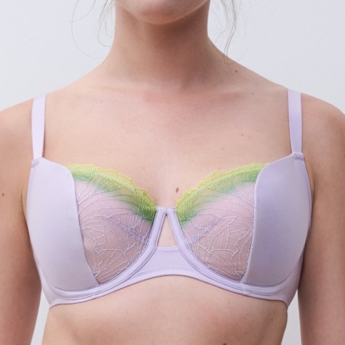 Chantelle Tattoo Love lavender padded bra