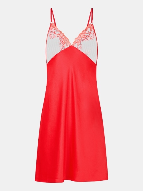Chantelle Spice red slipdress