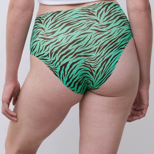 Chantelle Pulpies green/print high waist brief