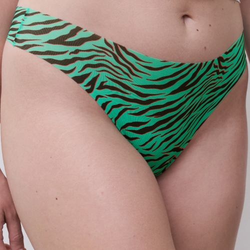 Chantelle Pulpies green/print thong
