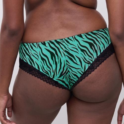 Chantelle Pulse green/print short