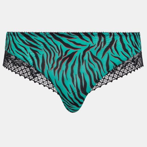 Chantelle Pulse green/print short