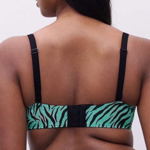 Chantelle Pulse green/print padded bra