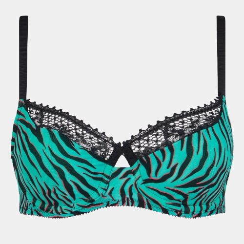 Chantelle Pulse green/print padded bra
