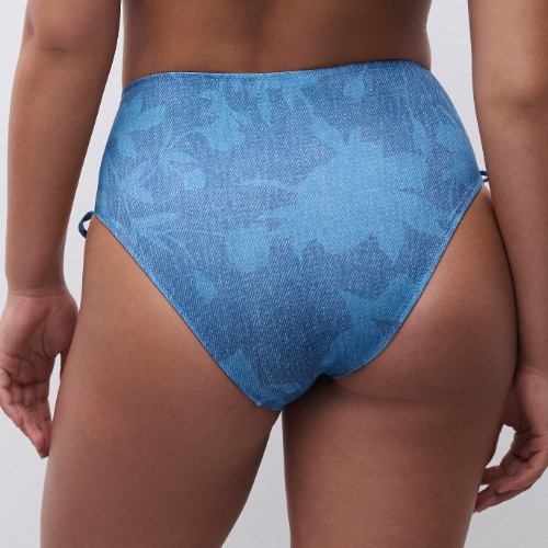 Chantelle Swimwear Easy Pop jeans blue bikini brief