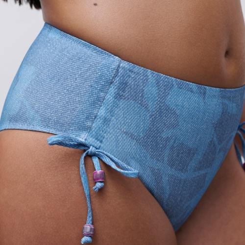 Chantelle Swimwear Easy Pop jeans blue bikini brief