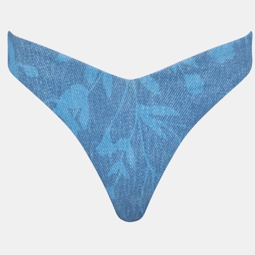 Chantelle Swimwear Easy Pop jeans blue bikini brief