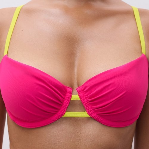 Chantelle Swimwear Easy Pop raspberry padded bikini bra
