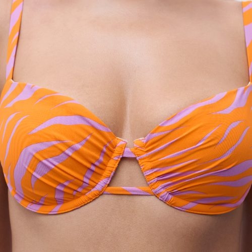 Chantelle Swimwear Easy Pop orange/pink padded bikini bra