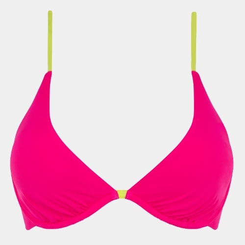 Chantelle Swimwear Easy Pop raspberry soft-cup bikini bra