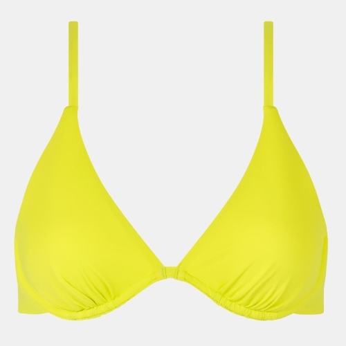 Chantelle Swimwear Easy Pop lime soft-cup bikini bra